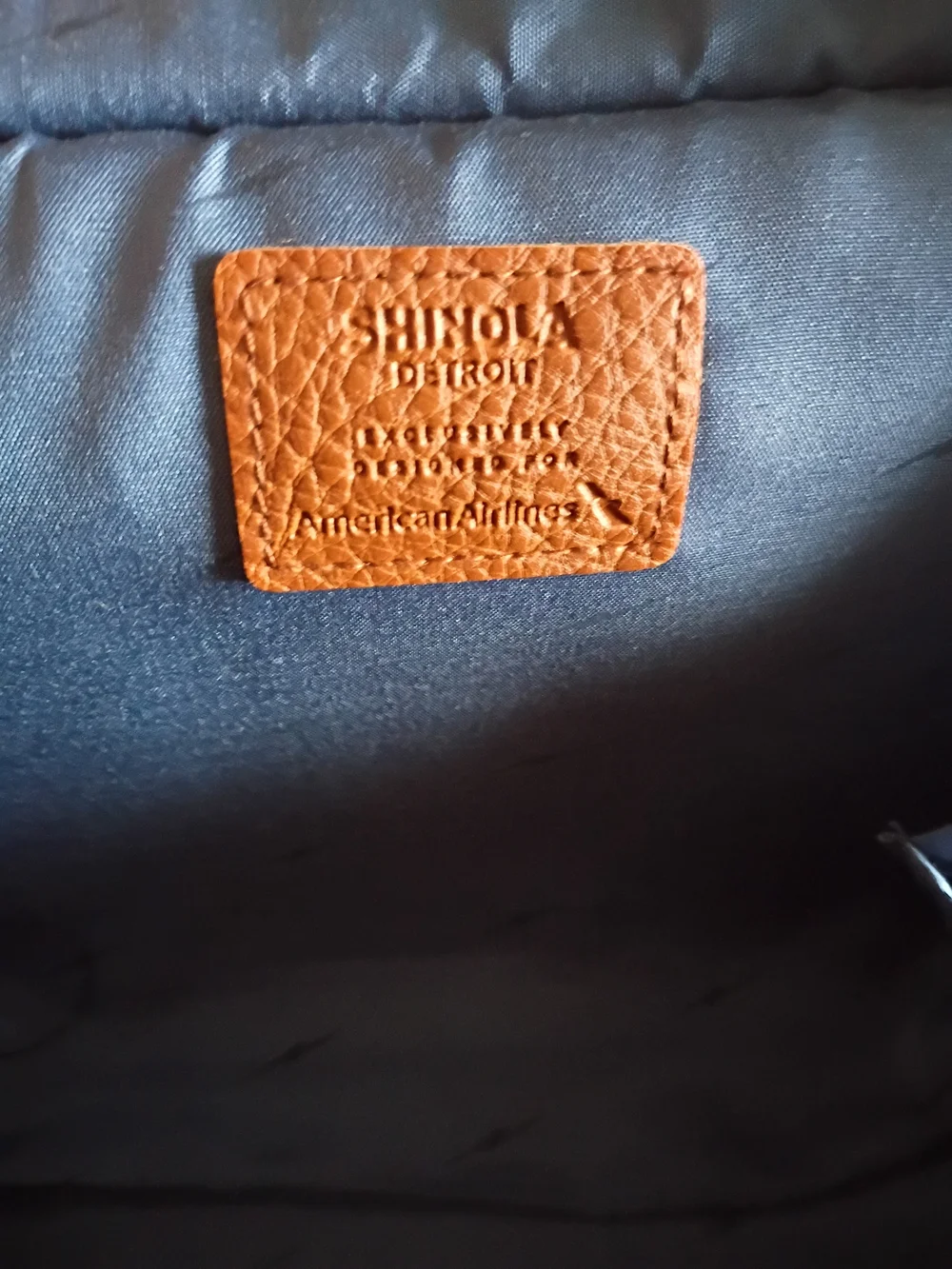 Cognac Leather Wristlet Wallet